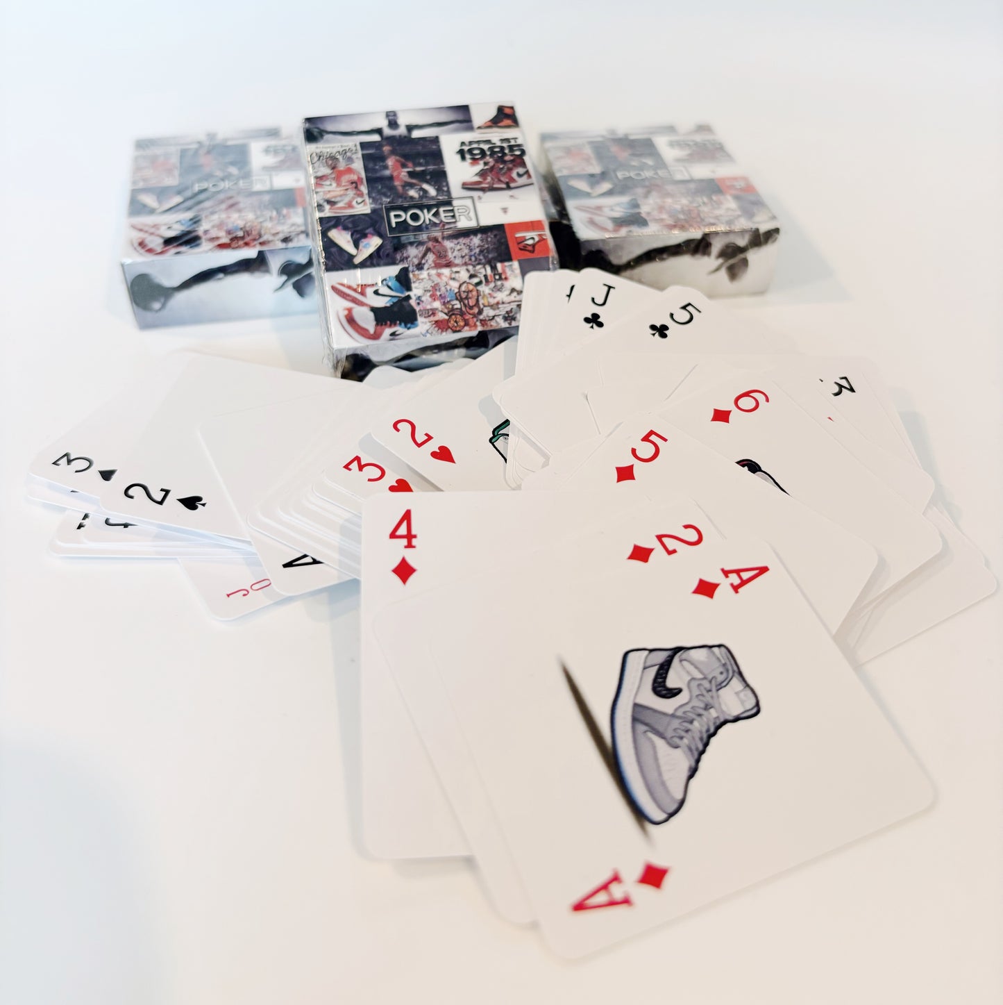 Sneaker-Themed Miniature Playing Cards Set