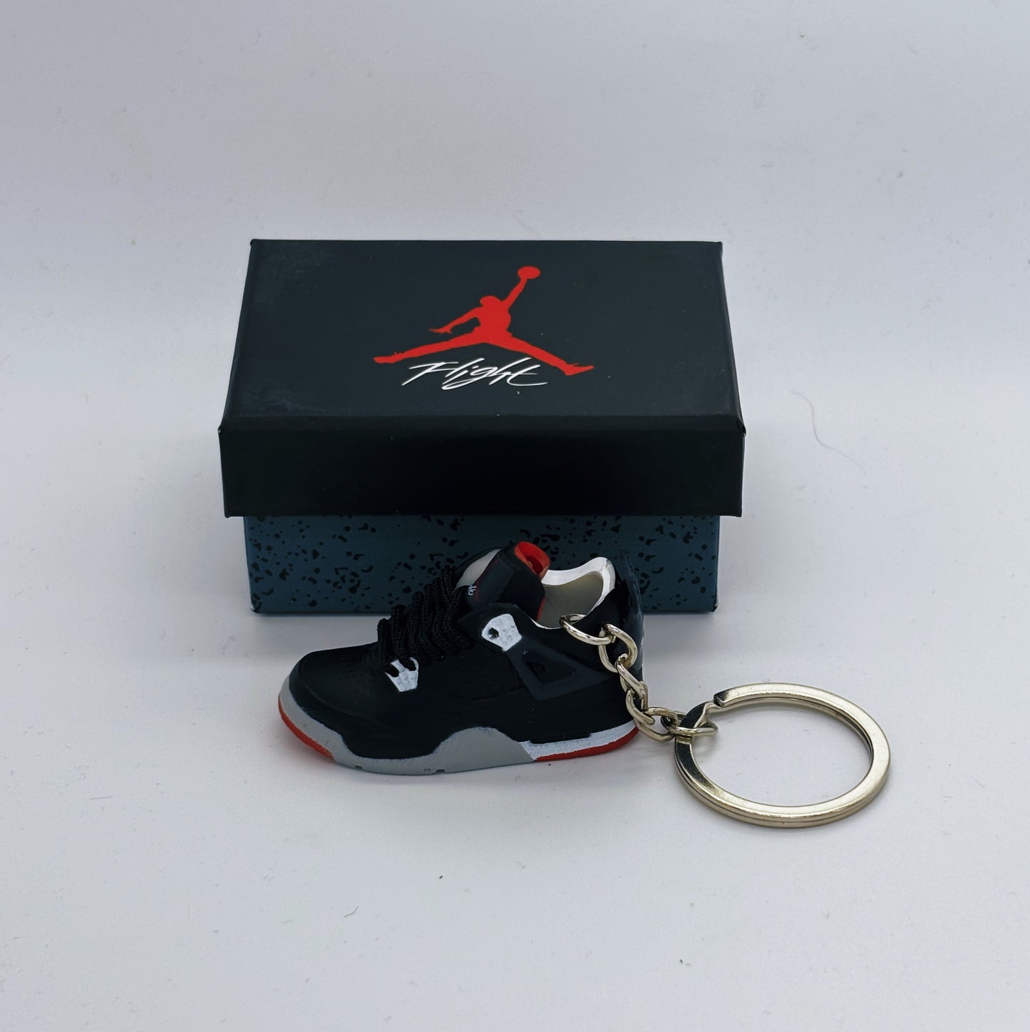 Jordan 4 BRED Keychain