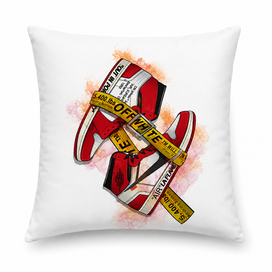 Jordan 1 High Chicago Off White Sneaker Cushion - 45cm x 45cm