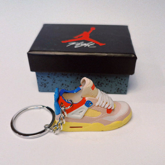 Jordan 4 Union Guava Ice Keychain