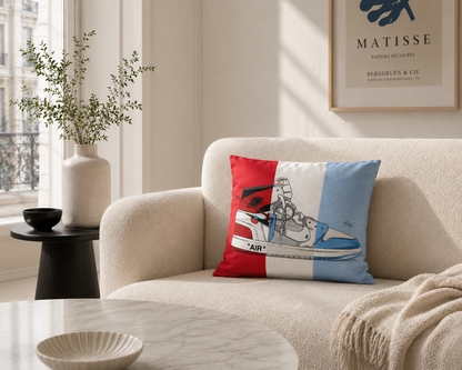 Jordan 1 High Off White Sneaker Cushion - 45cm x 45cm