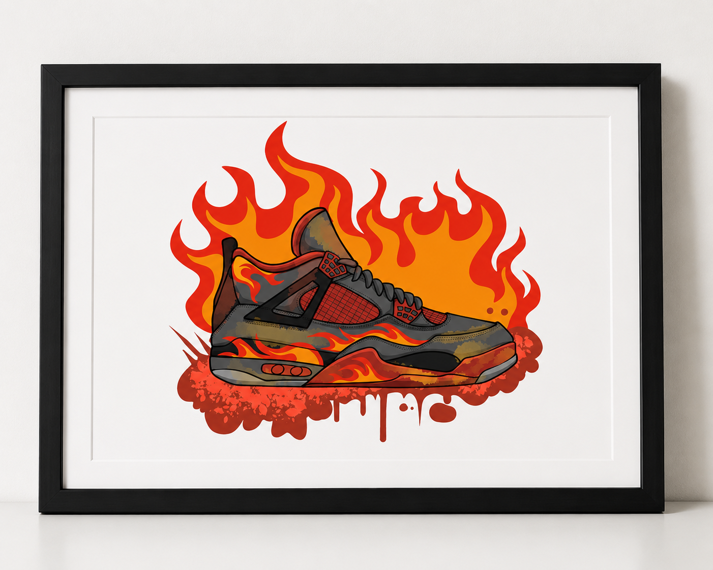 Jordan 4 - A4 Artwork Print (Print Only)