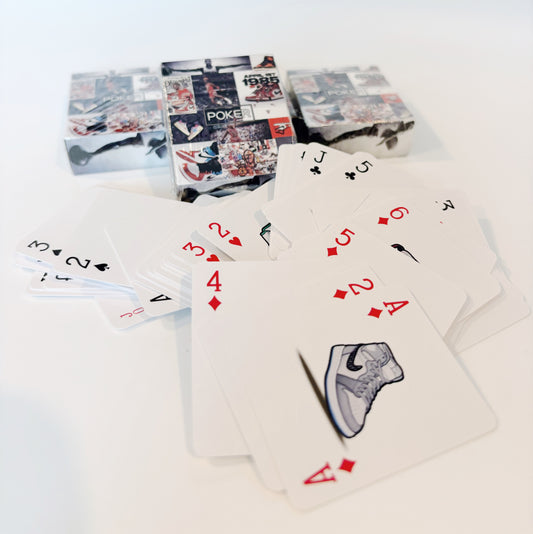 Sneaker-Themed Miniature Playing Cards Set